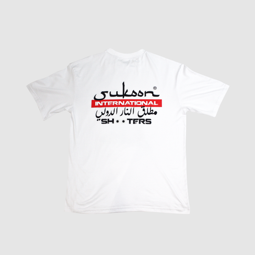 WHITE WORLDWIDE SHOOTERS TEE